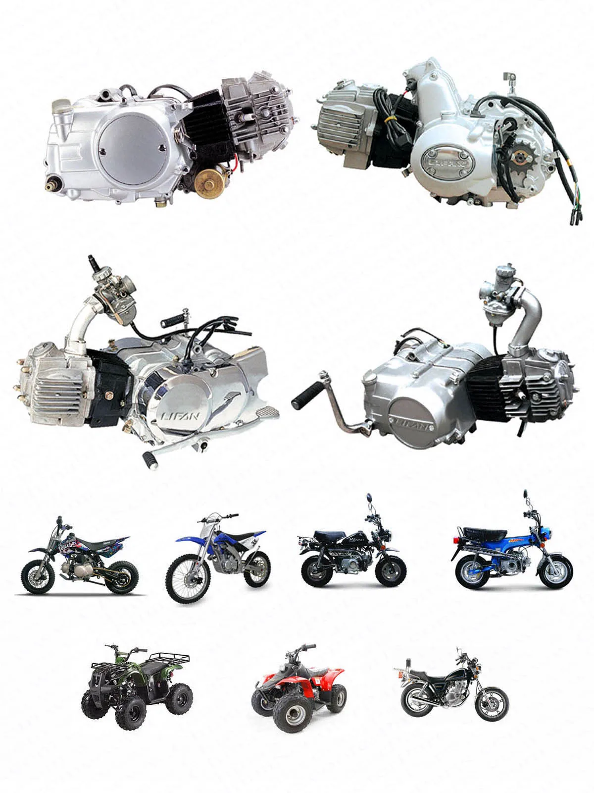 Tapas de motor magneto completas para moto cross y ATV - imagen 4