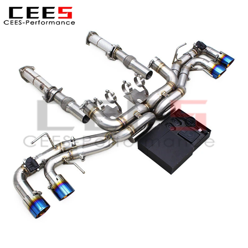 Escape catback Cees de rendimiento Corvette C8 6.2 V8 - imagen 3