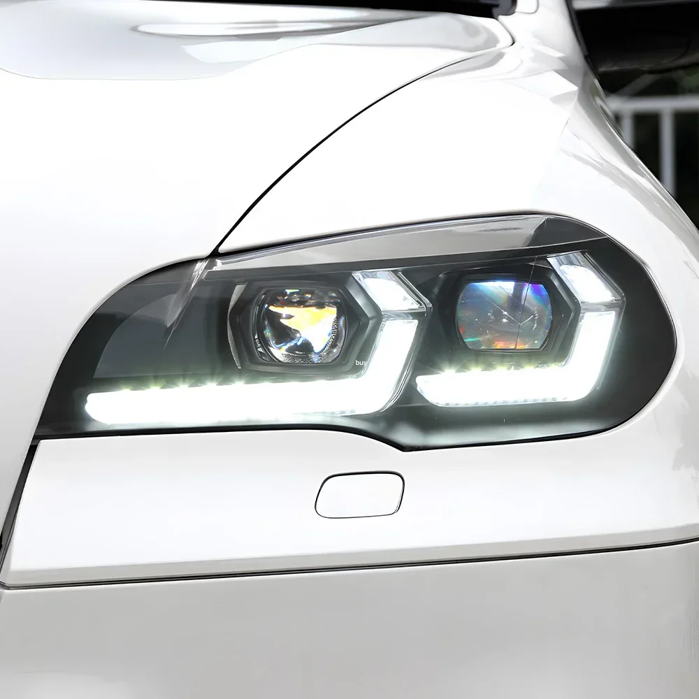 Faros LED con luz diurna para BMW X5 E70 (2007-2013) - imagen 2