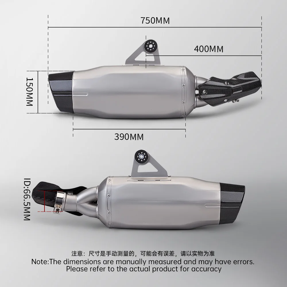 Slip-on silencioso para escape BMW R 1200 GS Adventure 2014-2018 - imagen 4