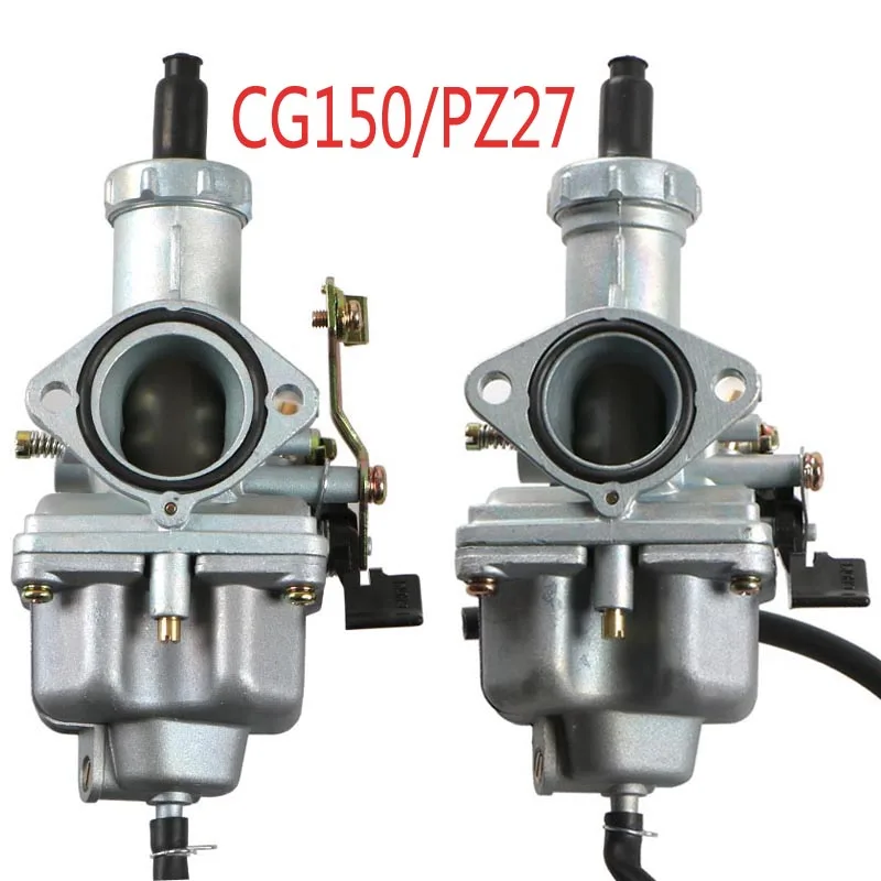 Carburador PZ27 con estárter manual para moto de 140-160 cc