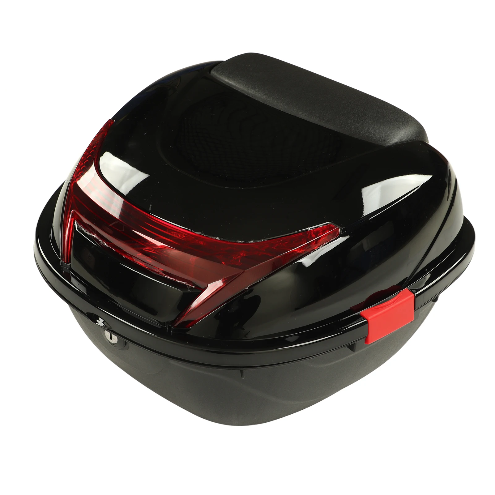 Baca trasera moto bloqueable resistente al agua para ciclomotor