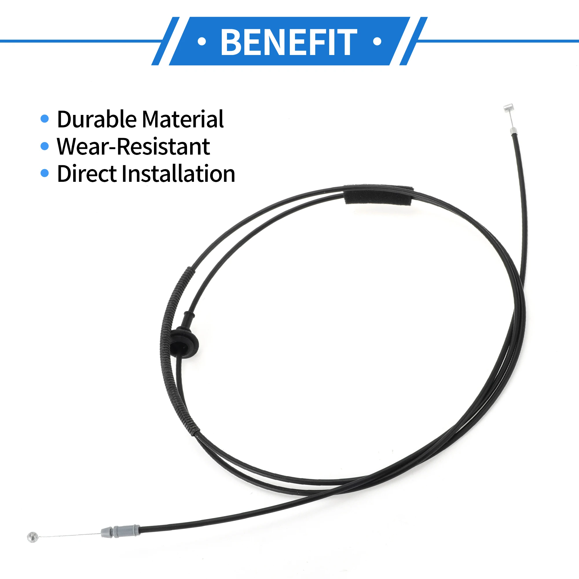 Cable liberación capó UXCELL – Toyota Camry híbrido 2017-2024 - imagen 3