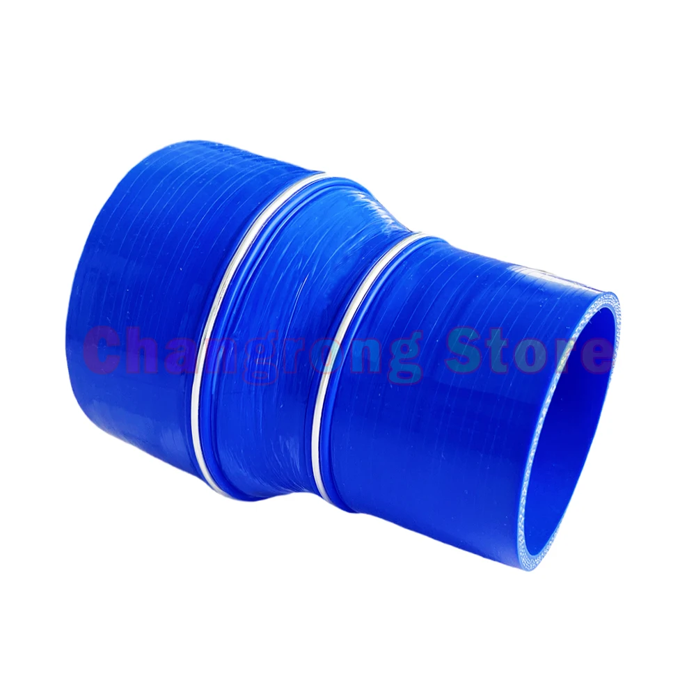 Manguera intercooler de silicona reforzada trenzada azul - imagen 5