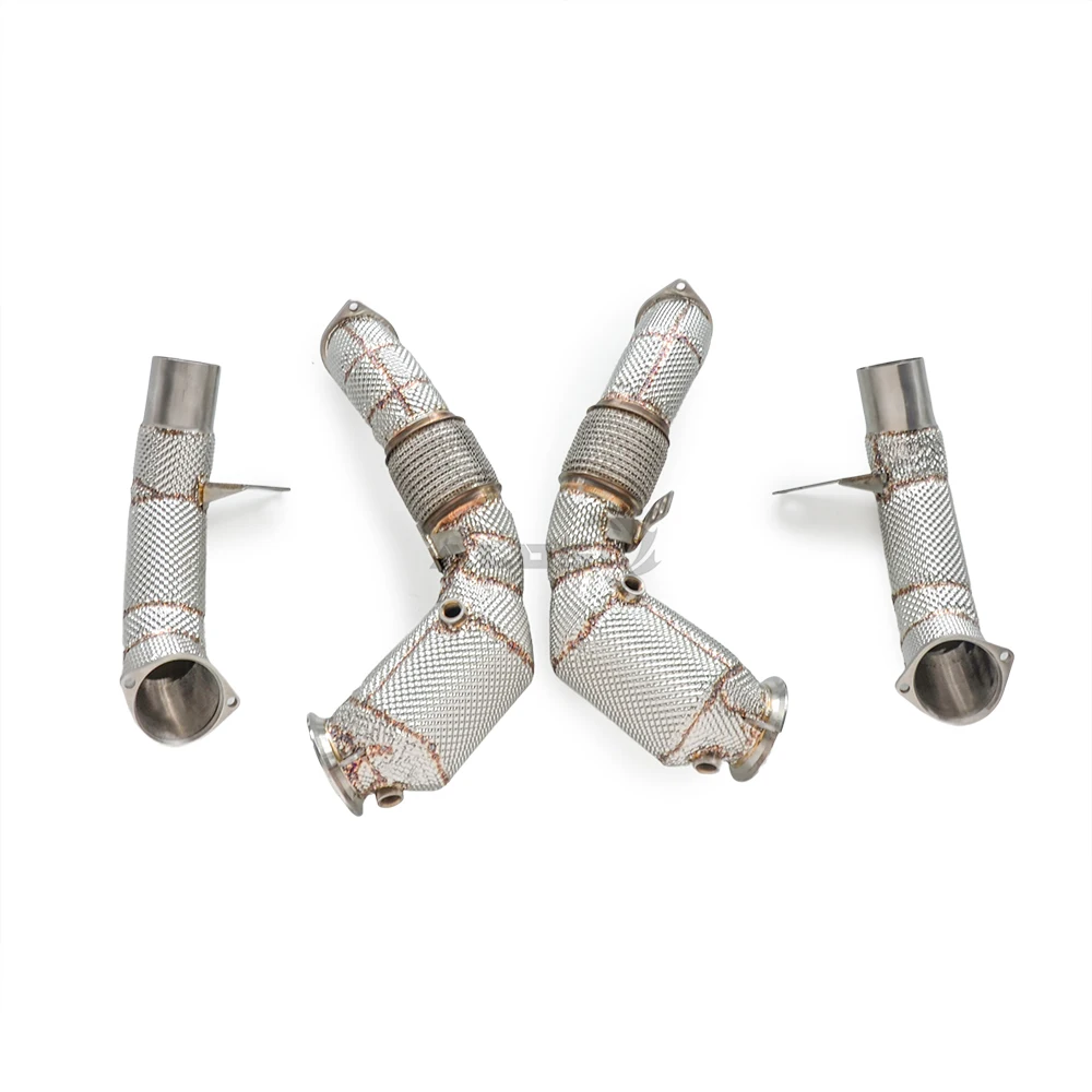 Tubo de bajada inoxidable BMW M550i G30 N63 4.4 T - imagen 4
