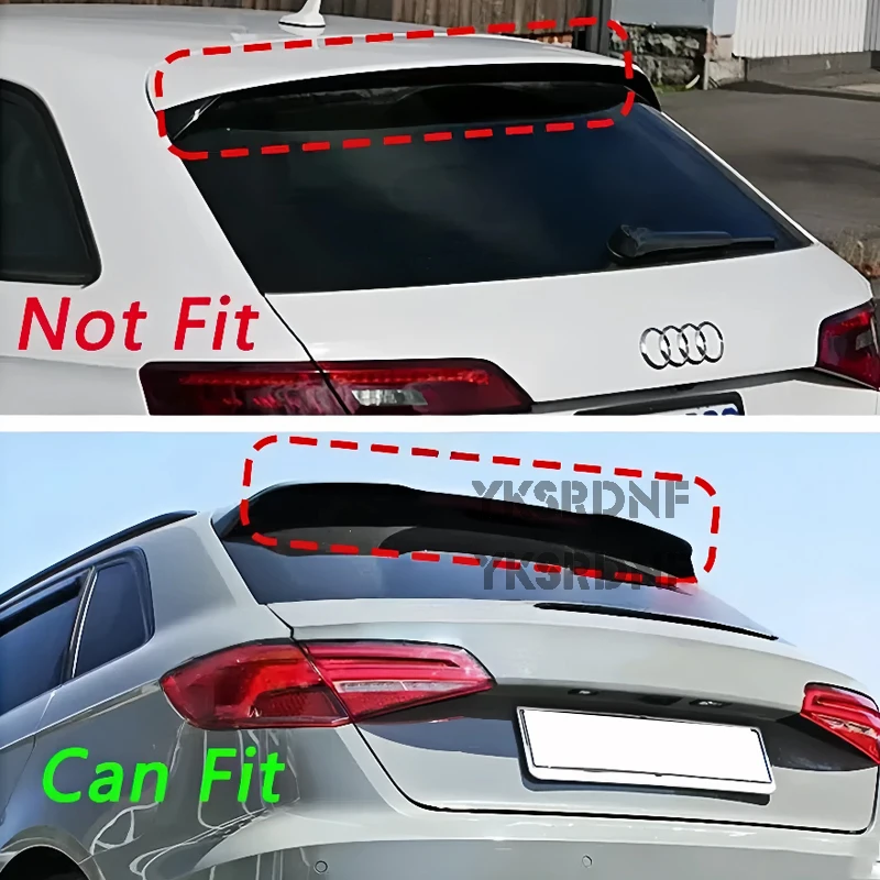 Alerón techo trasero ABS Audi A3 S3 8V Sportback 2014-2020 - imagen 4