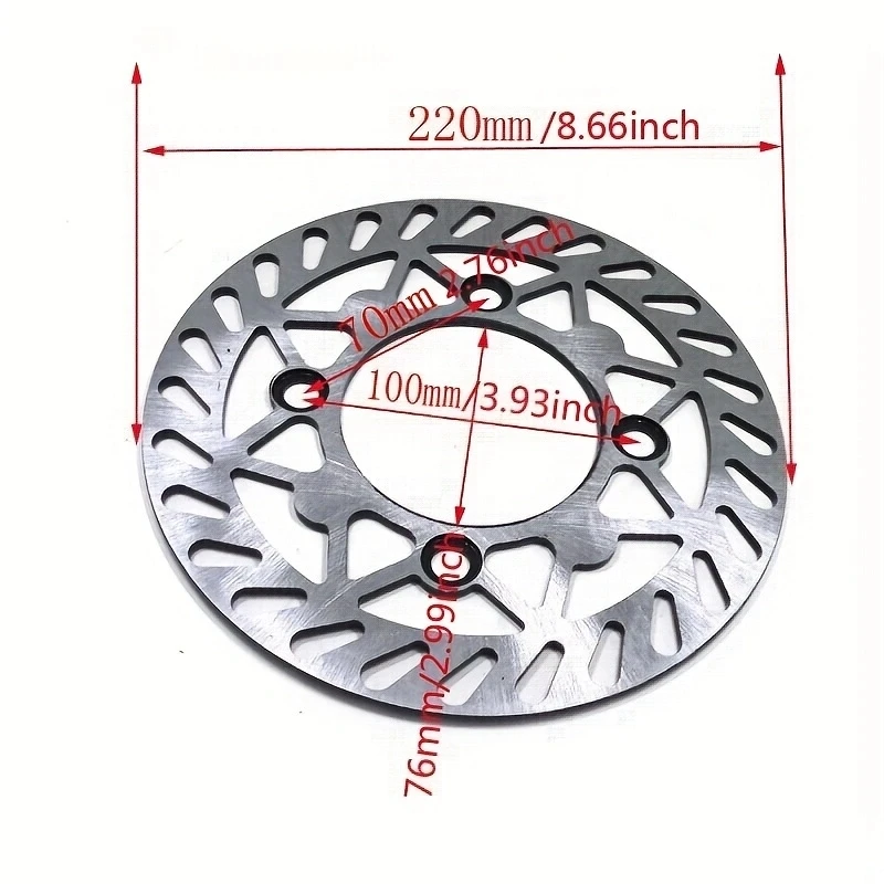 Disco de freno acero 220mm Pit Bike Dirt Bike - imagen 5
