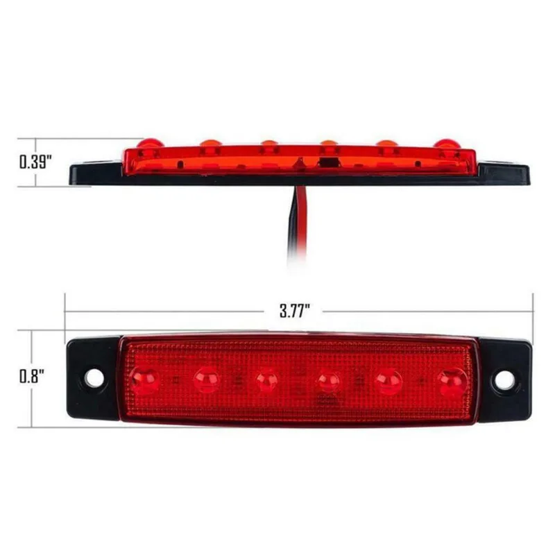 Luces LED de navegación para barco, rojas y verdes, impermeables - imagen 3