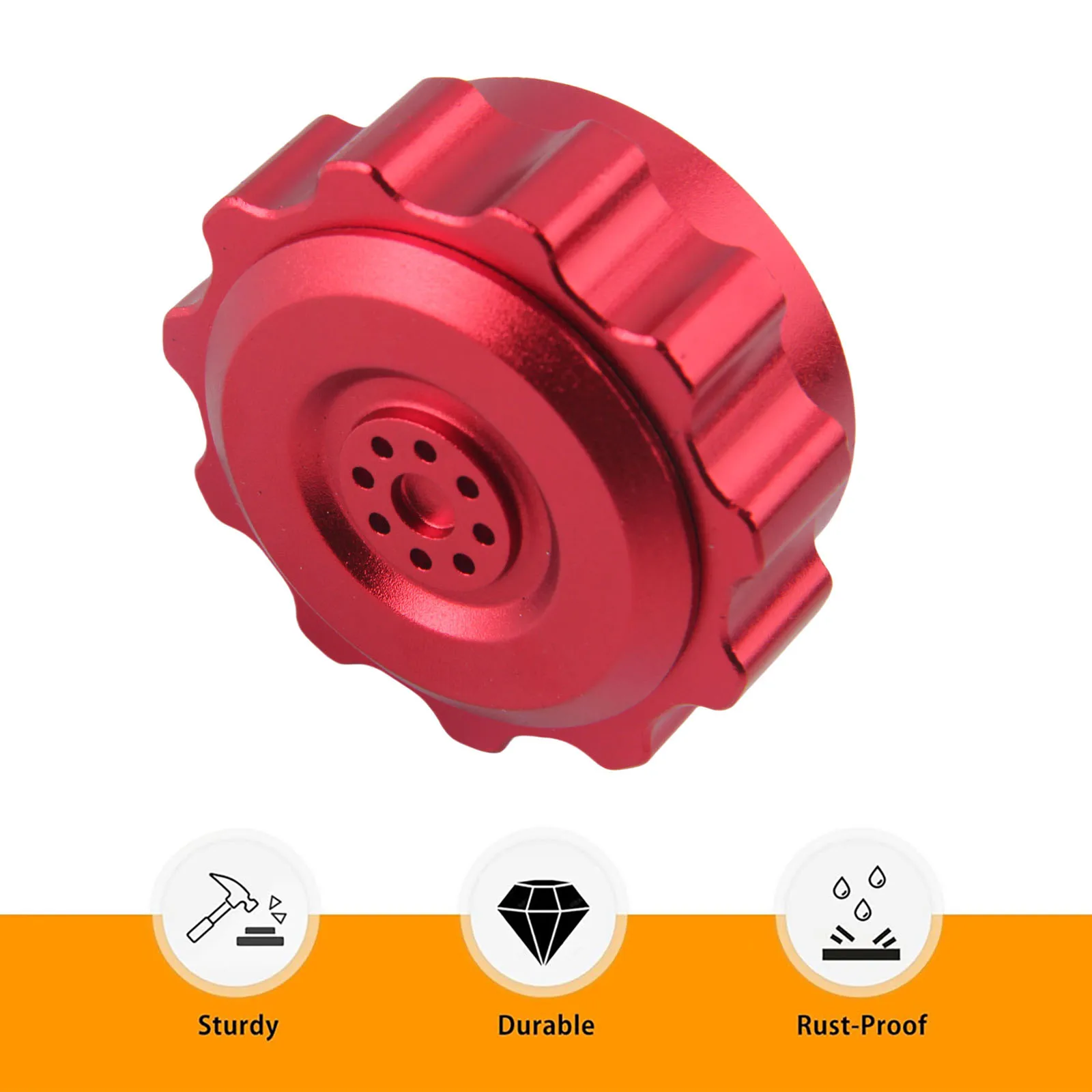 Perilla cambio aluminio rojo para Dodge Ram 1500 2013-2018