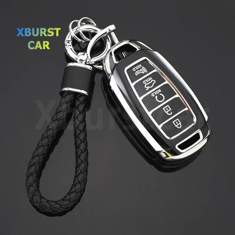 Fundas Llave Coche Hyundai 5 Botones – Solaris, i20, i30, Elantra, Kona, Creta