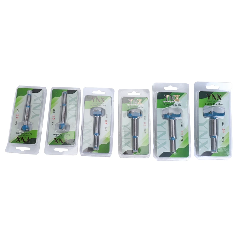 Brocas Forstner de acero HSS y carburo, para madera 15-40 mm