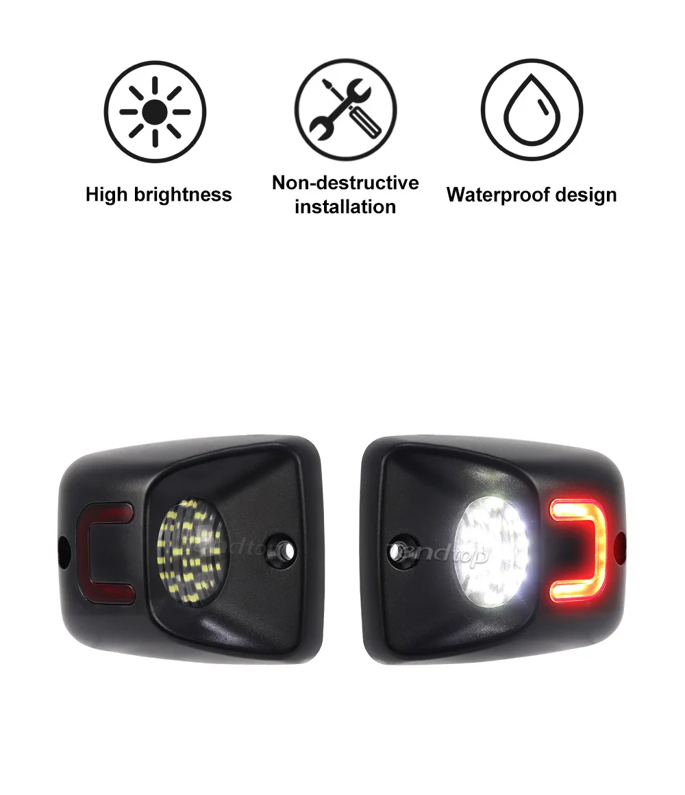 Luces de matrícula para comprobar antes del montaje