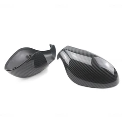Juego fundas espejo Seat Ibiza 6L 2002-2008 carbono y negro brillo