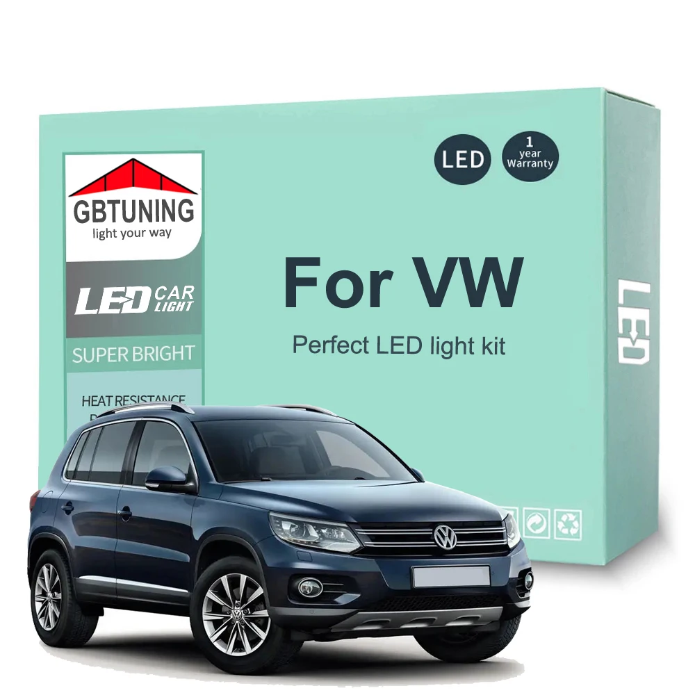 Kit bombillas LED interior VW Tiguan/Touran/Sharan/Caddy/Amarok