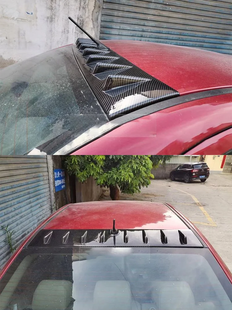 Detalle del accesorio exterior para ventana trasera