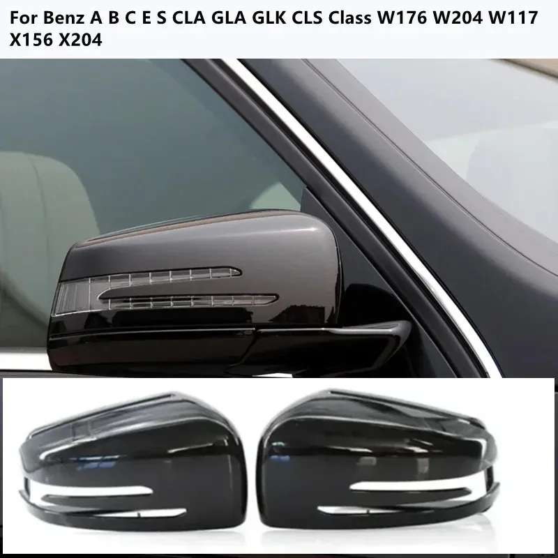 Carcasas de retrovisor de fibra de carbono para Mercedes-Benz W176/W204