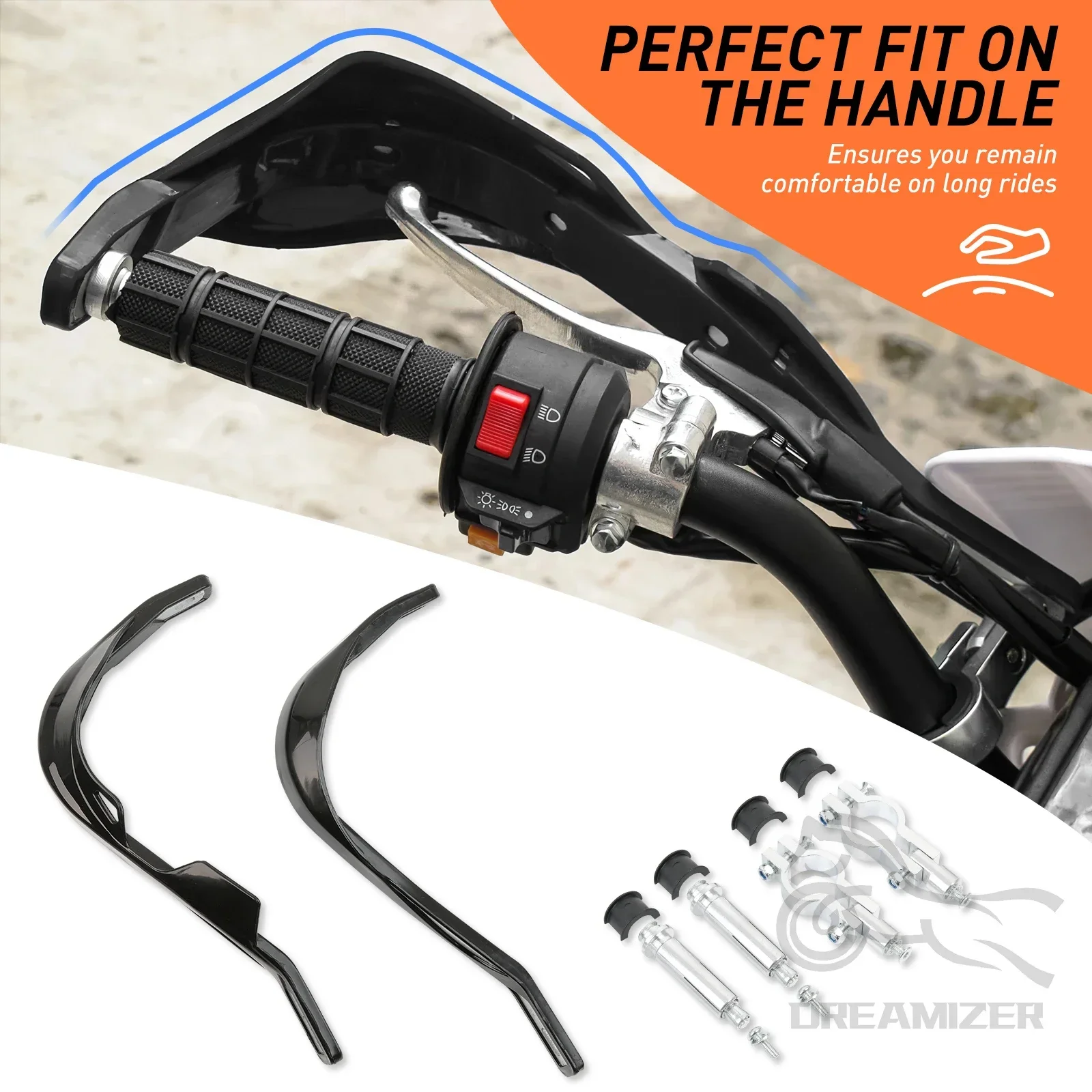 Protector de puños 7/8 pulg – Honda Yamaha moto - imagen 3
