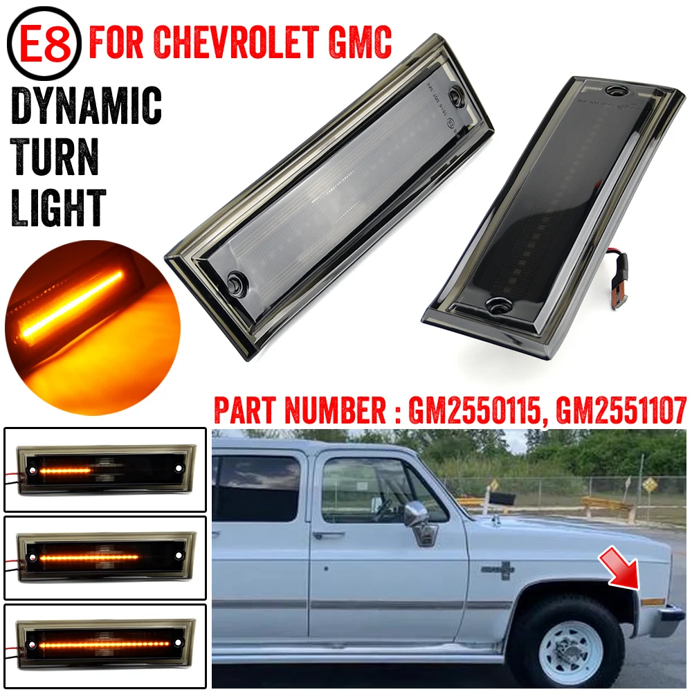 Luz LED intermitente lateral para Chevrolet Silverado GMC Suburban - imagen 4