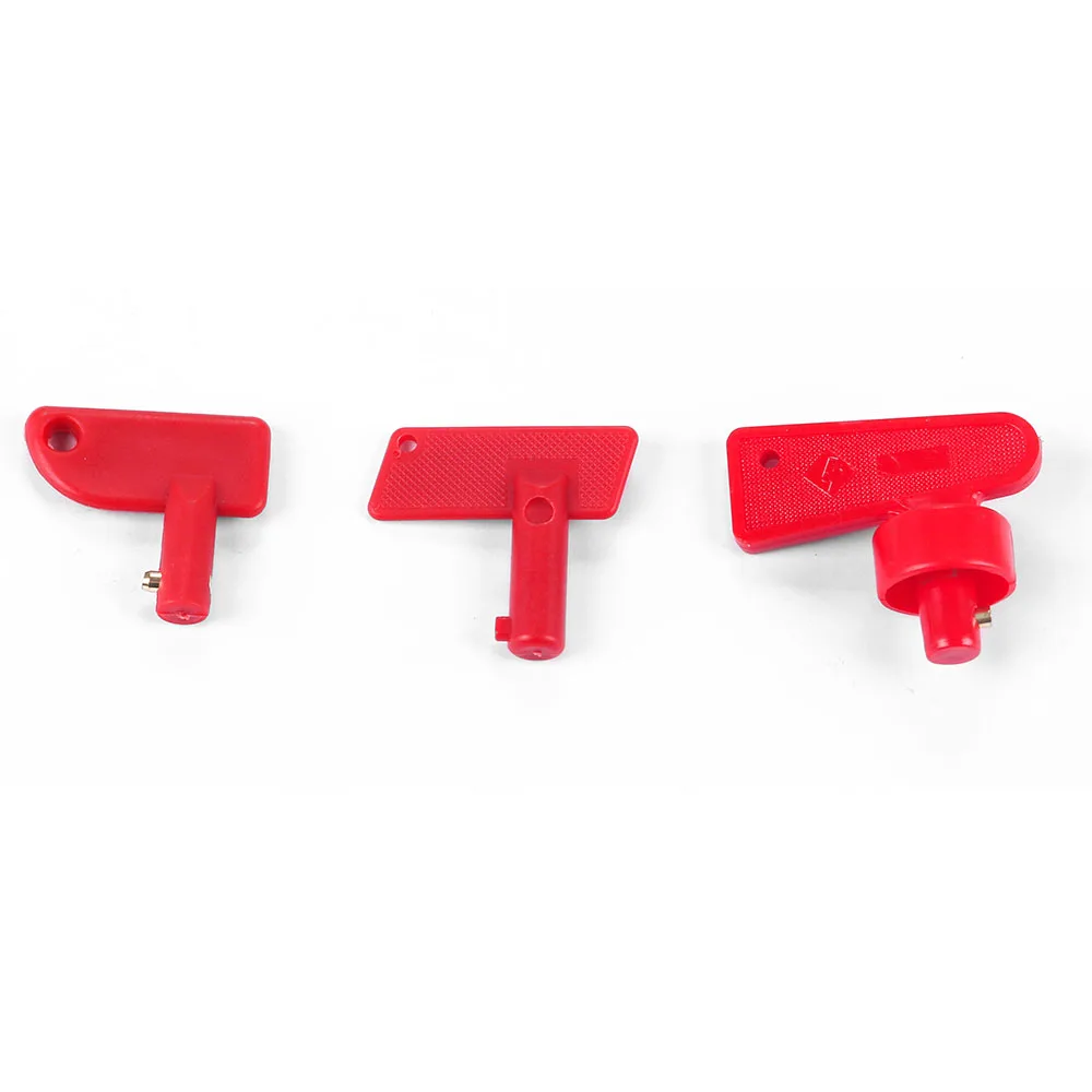 Llave interruptor corte aislador batería roja camión furgoneta coche - imagen 2