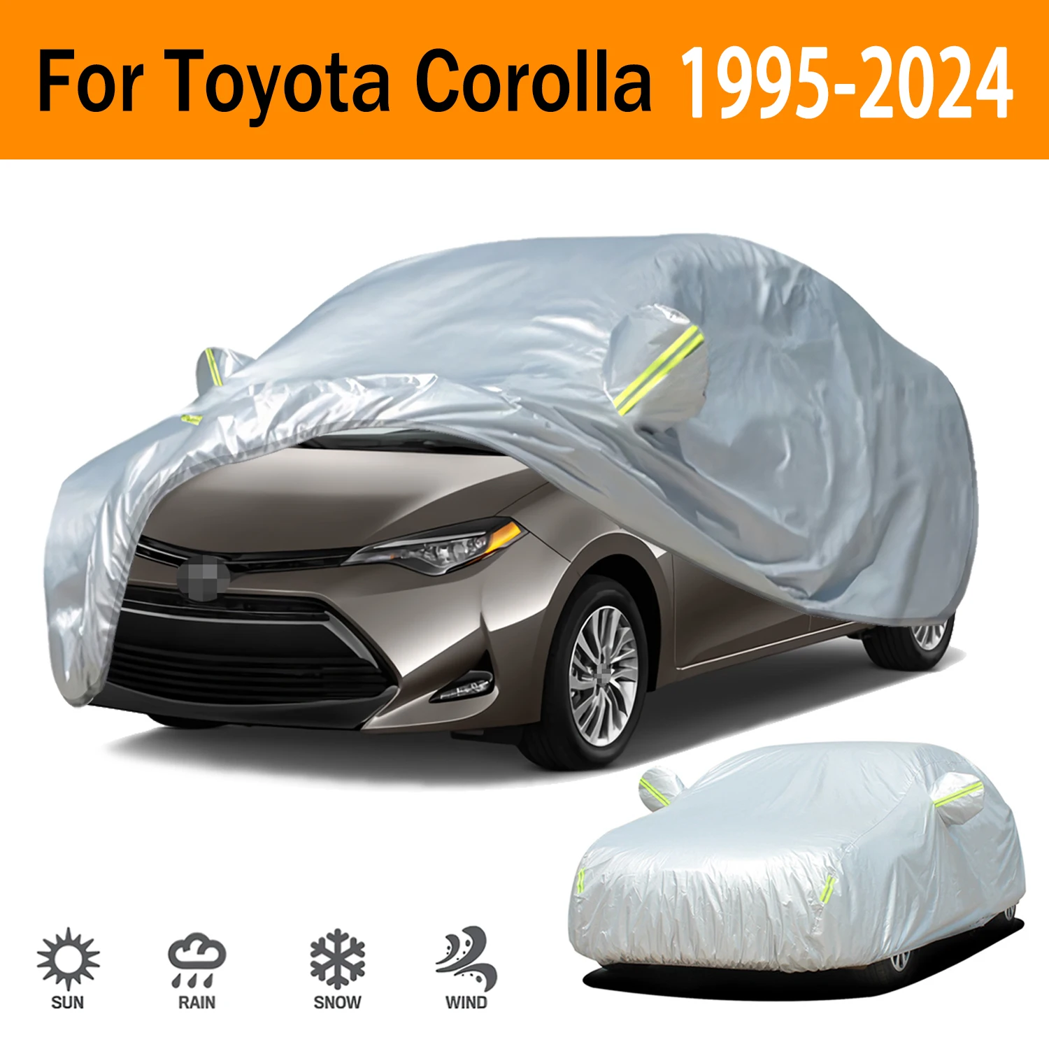 Cobertor Toyota Corolla – protección solar, antipolvo y arañazos