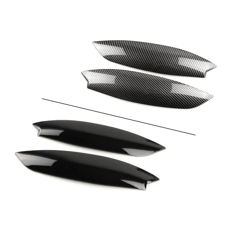 Párpados para faros ABS carbono negro – VW Golf V GTI/R 2005-2008 - imagen 2