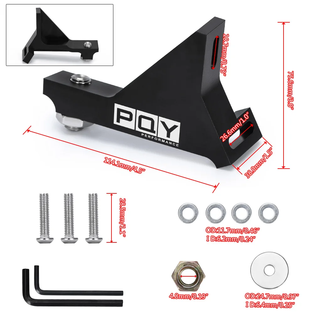PQY Soporte cilindro maestro freno Subaru Impreza WRX STI 02-07 - imagen 3