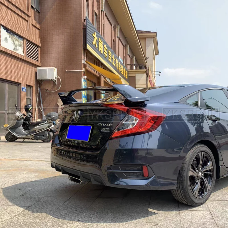Alerón trasero techo difusor carrocería –Honda Civic Berlina 2016-2020 - imagen 4