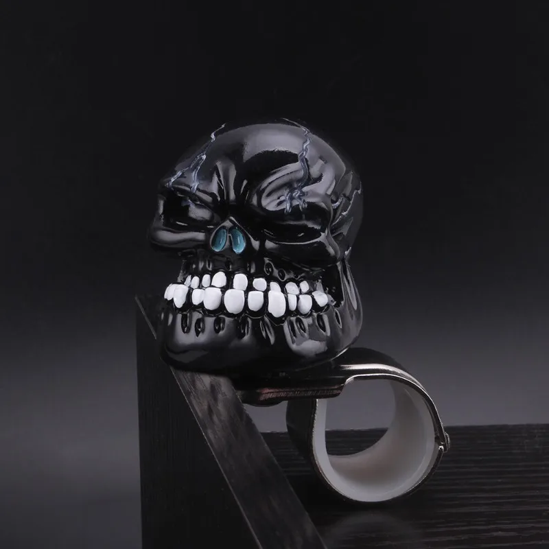 Pomo giratorio universal para volante con diseño de calavera - imagen 5