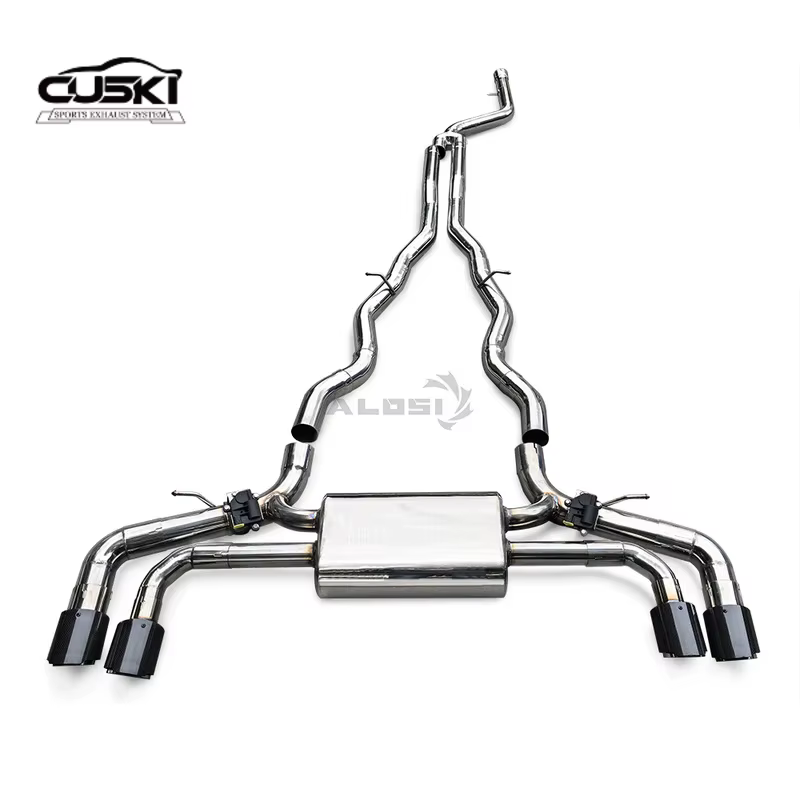 Línea de escape cat-back con válvula para BMW 530i/525i G30 B48 - imagen 5