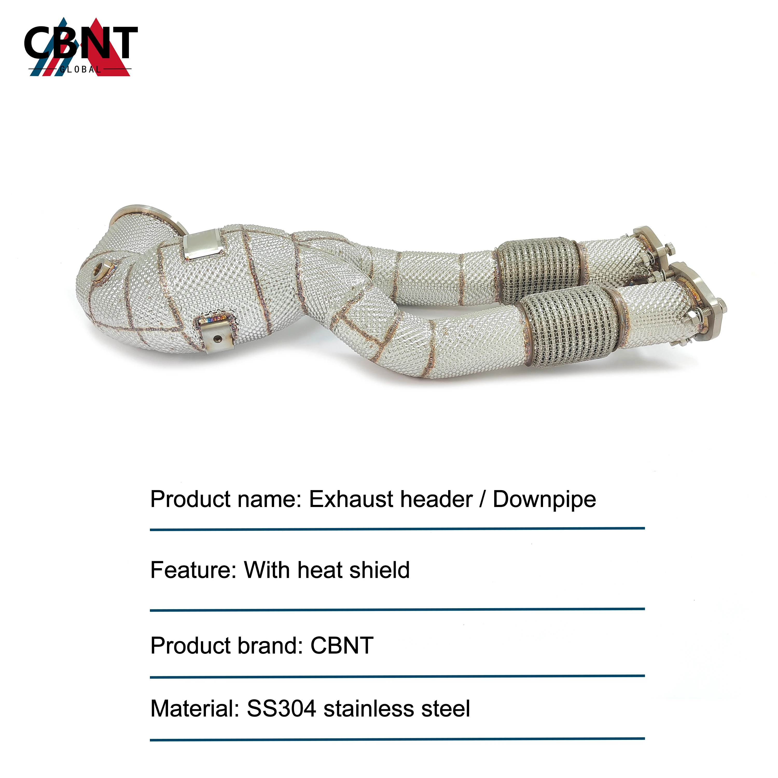 CBNT Downpipe sin catalizador para Audi RS3, RS Q3 y TT RS 2.5 T - imagen 3