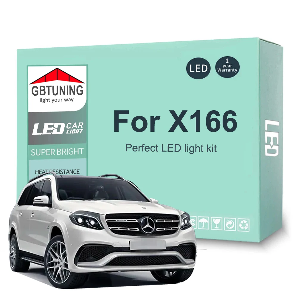 Kit bombillas LED interior Canbus Mercedes-Benz GLS X166 2016-2018