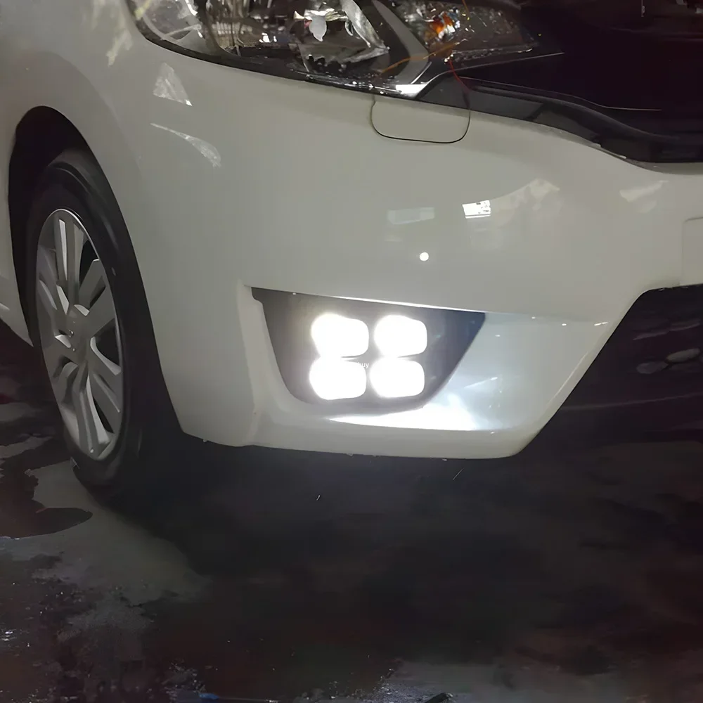 Kit faros LED cuatro ojos con luz diurna dinámica – Honda Fit GK5 2014-2016 - imagen 5