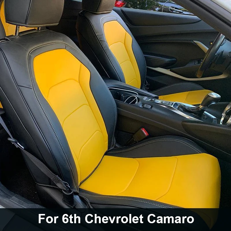 Fundas de asiento de cuero para Chevrolet Camaro Coupe - imagen 2