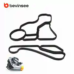 BEVINSEE Juntas de carcasa del filtro y enfriador de aceite BMW N54/N55
