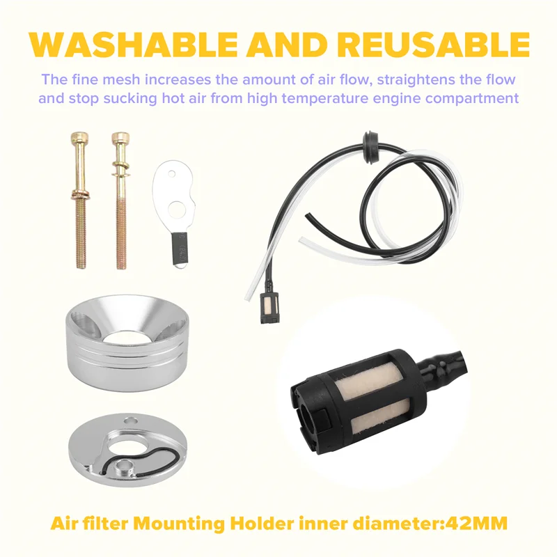Filtro de aire 42 mm para Pocket Bike 47/49 cc - imagen 2