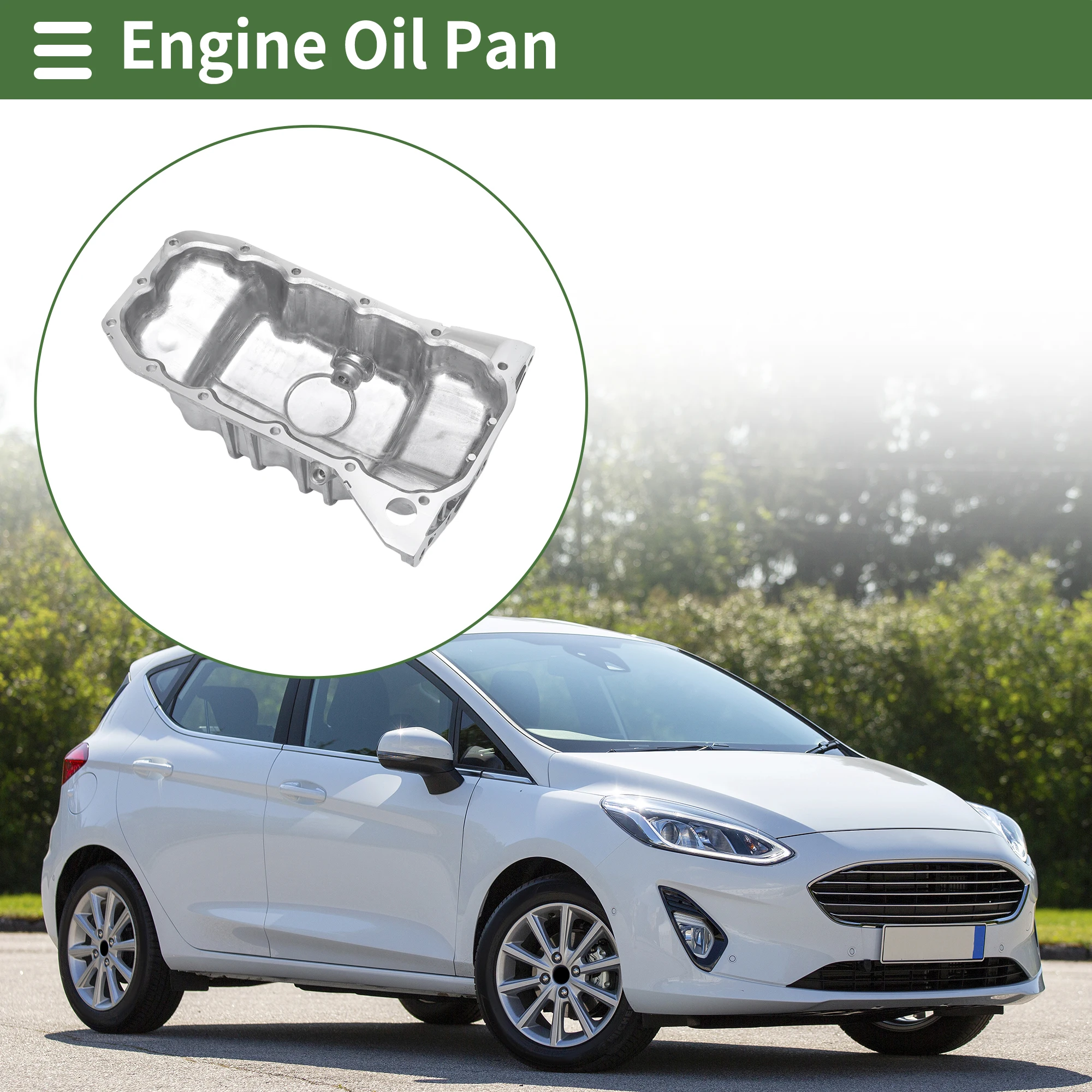 UXCELL Cárter de aceite motor aluminio – Ford Fiesta Ikon 2011-2015