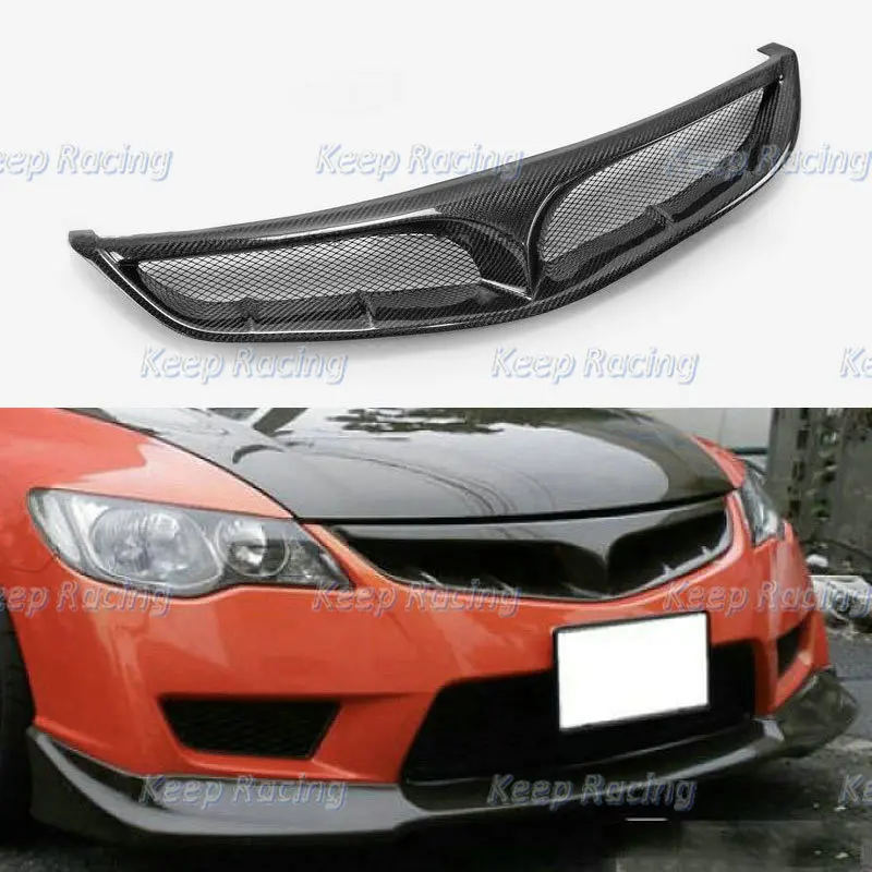 Parrilla fibra carbono Honda Civic FD2 Sedan 2006-2011