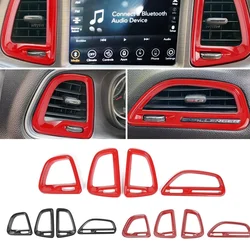 Moldura carbono ventilación central Dodge Challenger 2015-2020