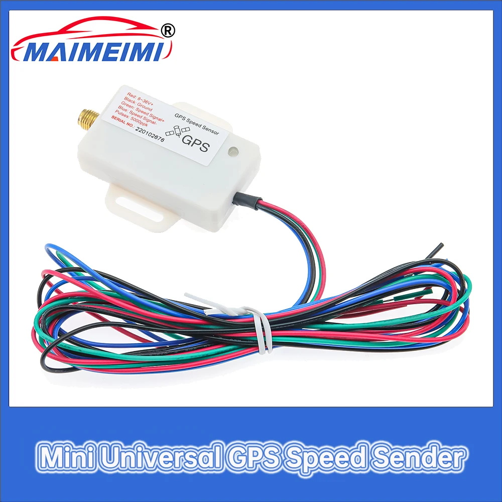 Sensor GPS de velocidad universal 12/24 V para velocímetro