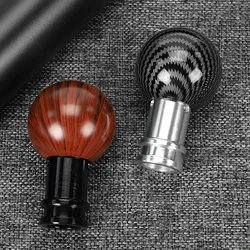 Pomo de cambio universal fibra de carbono efecto madera caoba