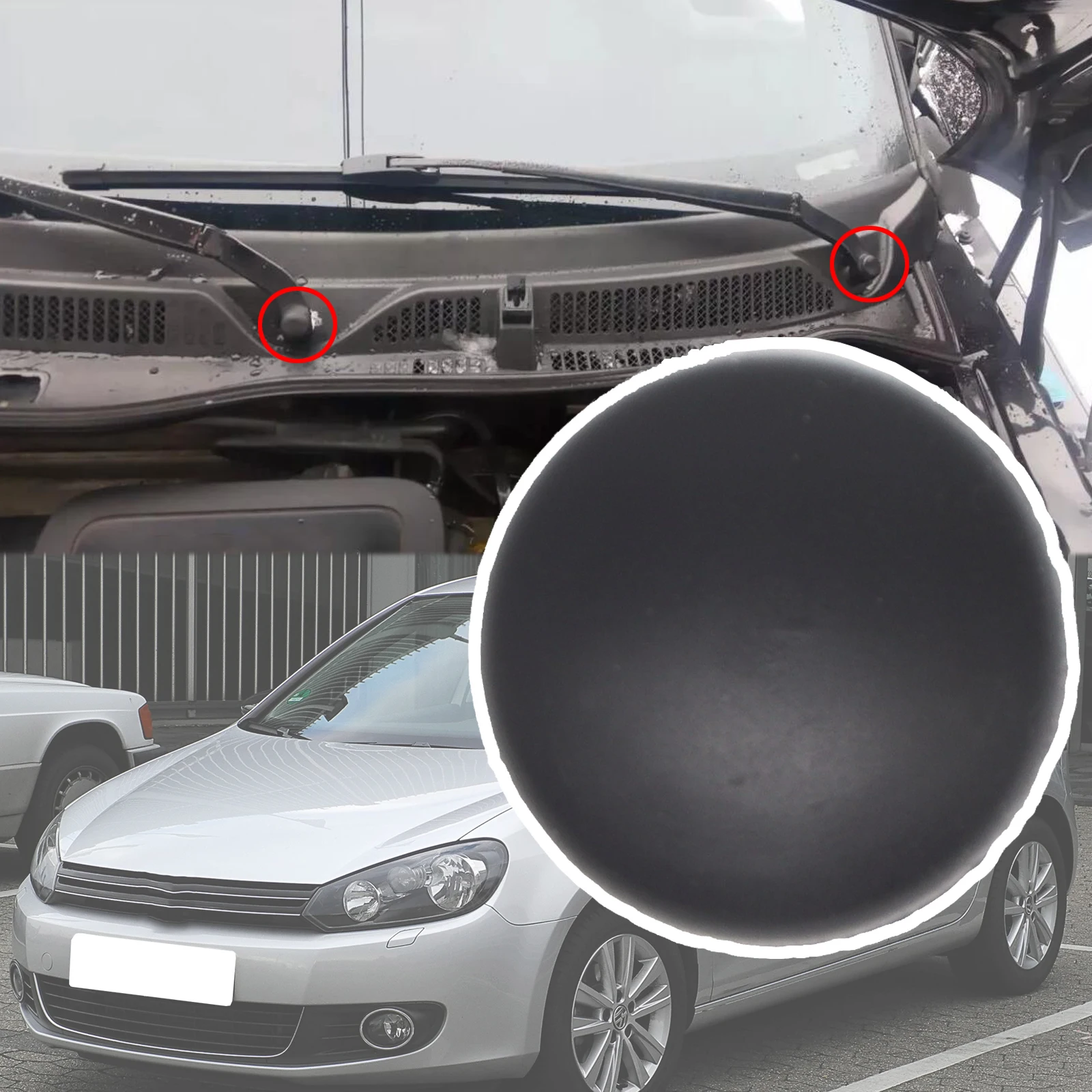 Tuerca tapa brazo limpiaparabrisas VW Golf MK4-MK7