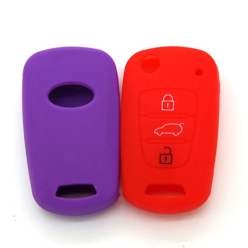 Funda silicona llave coche Kia K5 Sportage Rio Hyundai i20 i30 i35 - imagen 3