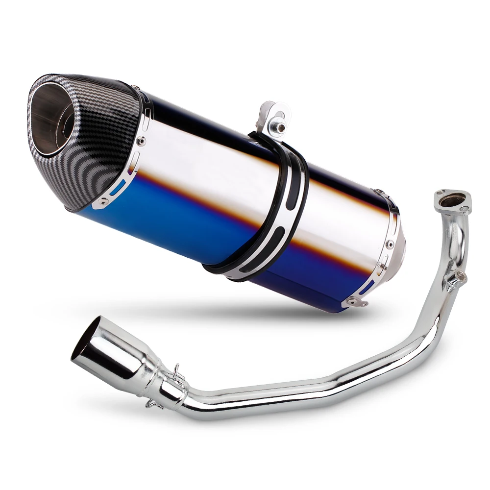Escape Slip On R77 Yamaha Zuma GY6 200cc – Tubo conexión y silenciador