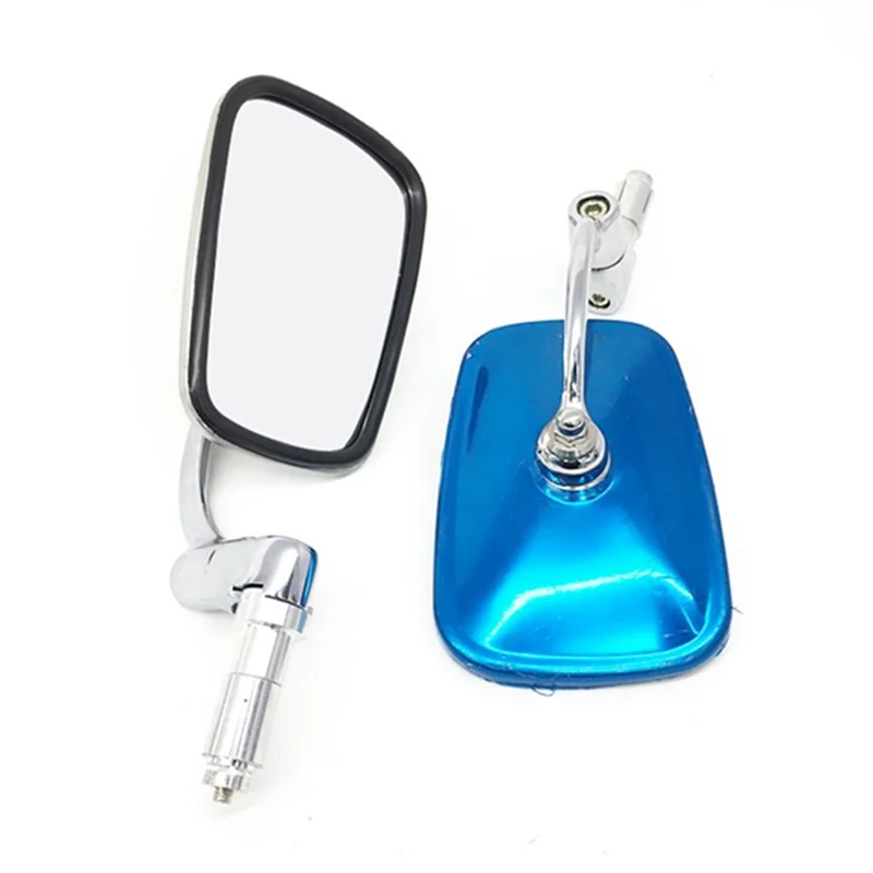Para Coffee Racer manillar extremo espejo lateral 7/8 pulgadas 22MM para motocicletas Scooters bicicletas todoterreno - imagen 4