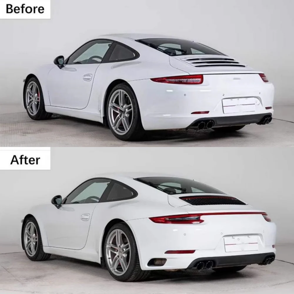 Luz pasante de labio para parachoques trasero Porsche 991.1 sin pintar - imagen 4