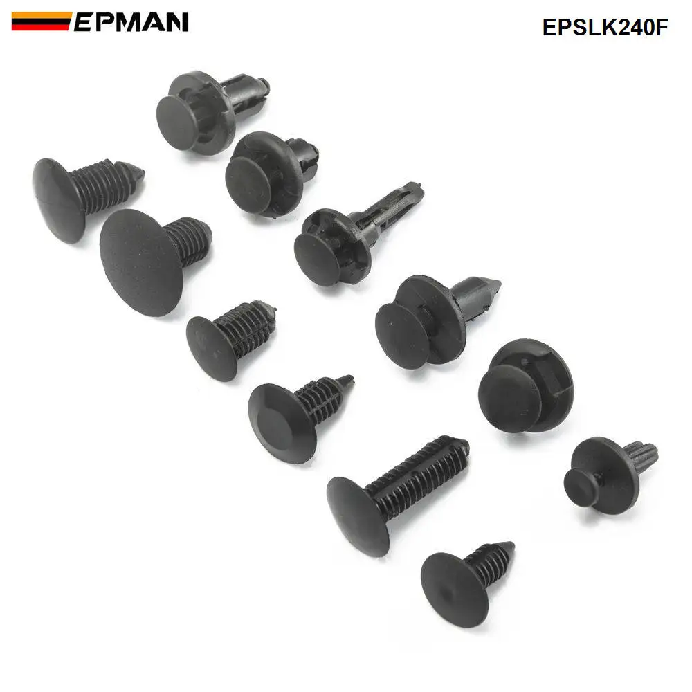 Kit clips plástico EPMAN para guardabarros y parachoques universales - imagen 5