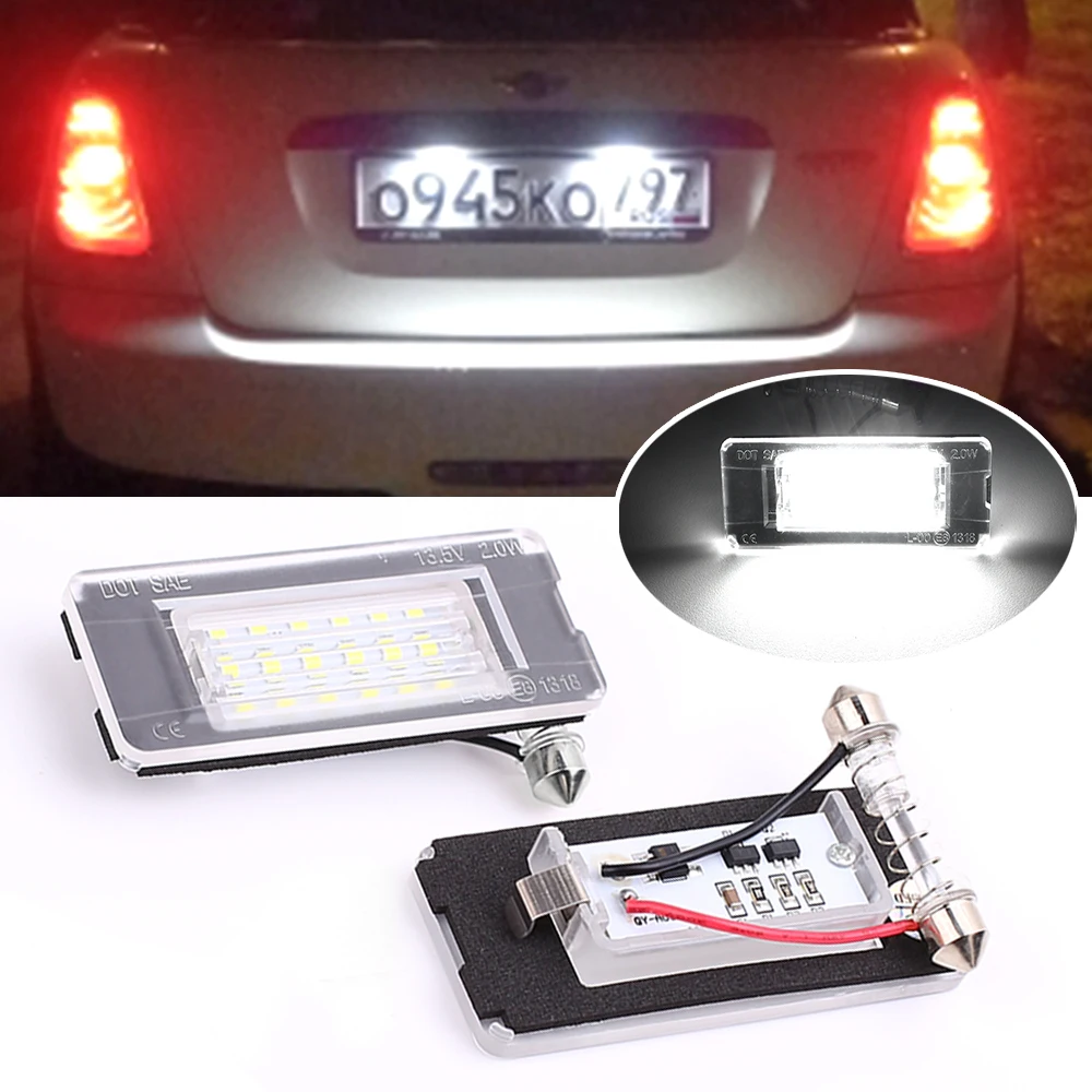 Bombillas LED matrícula Mini Cooper R56-R59 6000K - imagen 4
