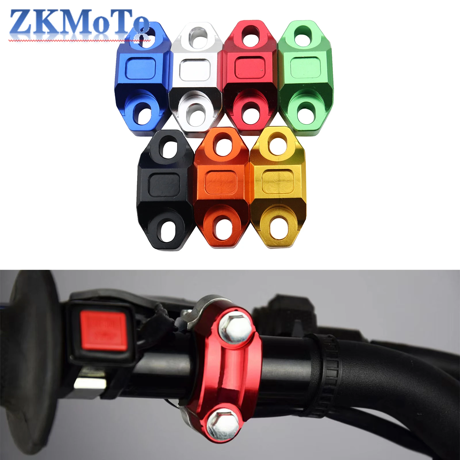 Tapa de abrazadera CNC 22 mm para bomba de freno y embrague