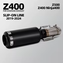 Tubo intermedio de escape para Kawasaki Ninja 400/500 y Z400/500