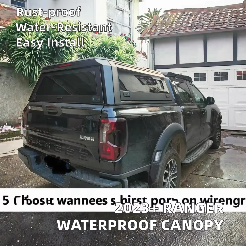 Cubierta aluminio tonneau impermeable para Ford Ranger Tacoma F-150 - imagen 2